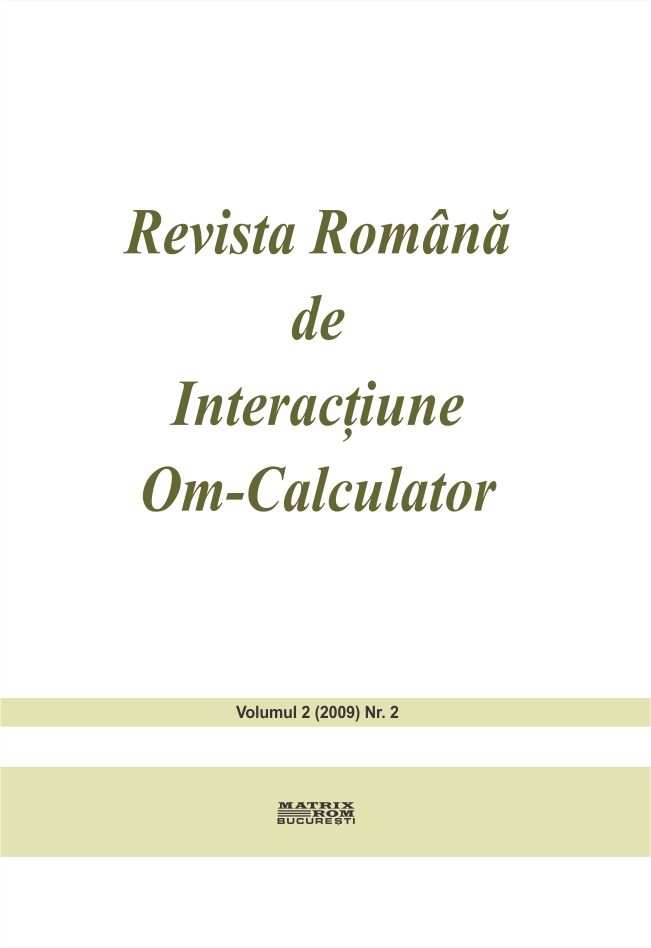 Revista română de interacțiune om-calculator 2/2009 | Editura Matrix Rom
