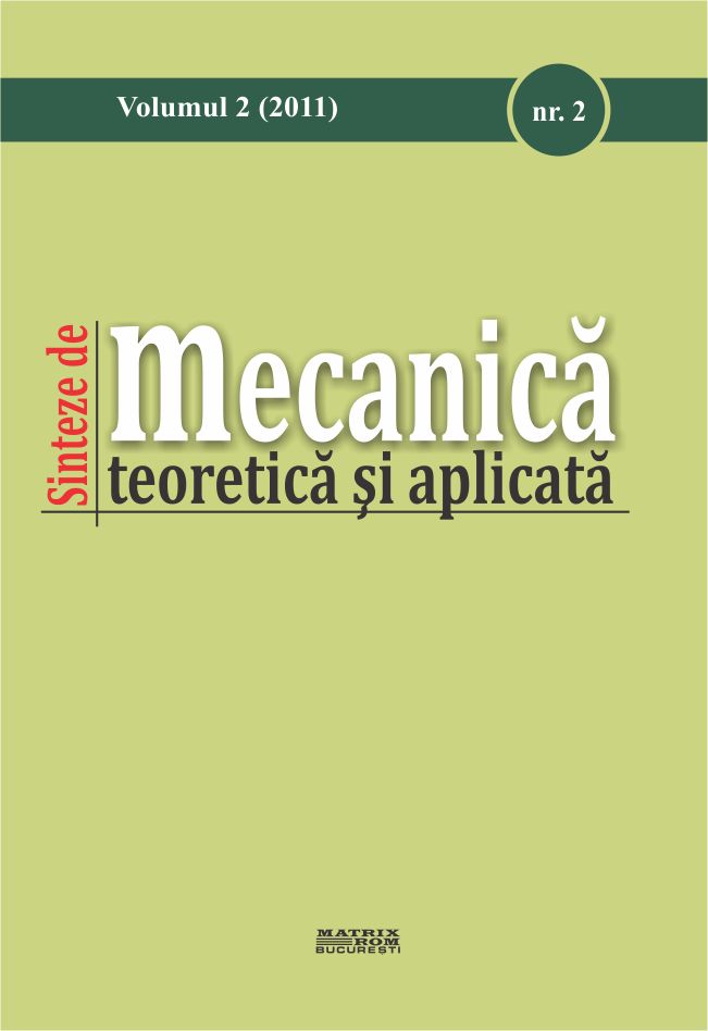 Synthesis of theoretical and applied mechanics 2/2011 | Editura Matrix Rom