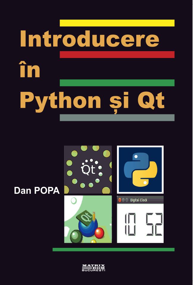 Introduction to Python and Qt | Editura Matrix Rom