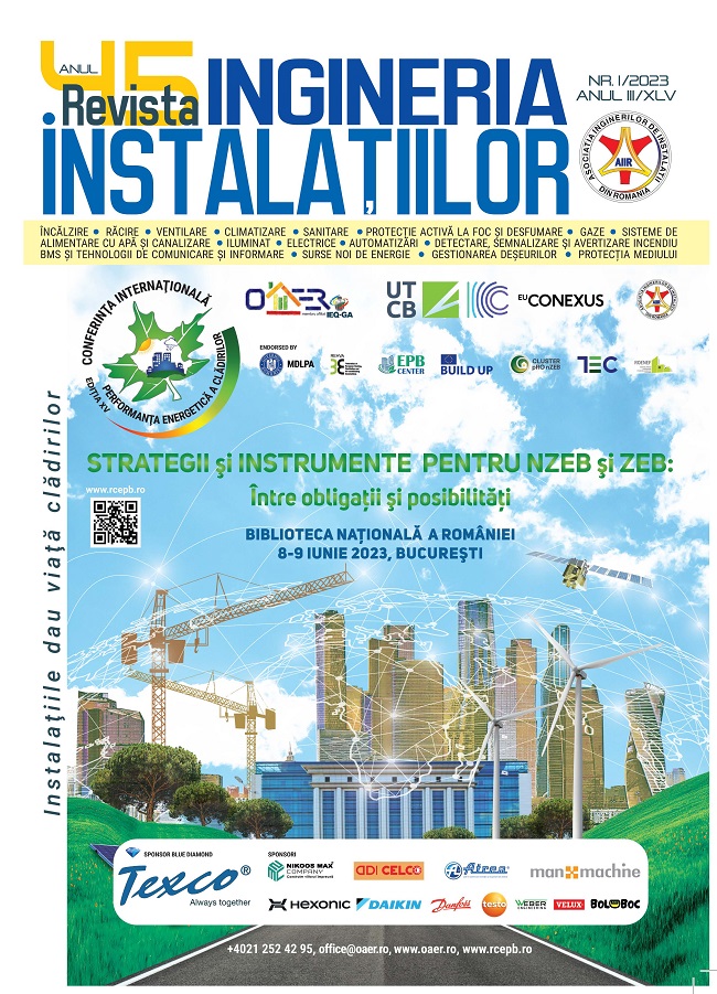 Revista ingineria instalațiilor nr 1/2023 | Editura Matrix Rom